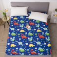 thumbnail image 1 of Kids Bed Sheet Dinosaur Full Size Sheet Set Boy Bedding Queen Bedd, 1 of 5