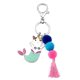 thumbnail image 1 of 1pc Metal Keychain Pendant Cartoon Mermaid Cat Pendant Lovely Key Ring Hanging, 1 of 4