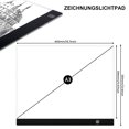 thumbnail image 2 of A3 Portable LED Tracing Light Box, Eye Protection Function With No Flicker And No Radiation, Suitable For Calligraphy, Embossed Art, Scrapbooking, And 2D Animation, 2 of 6