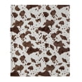 thumbnail image 4 of Better Homes & Gardens Faux Fur and Sherpa Throw, 50" x 60", Cow, 4 of 6