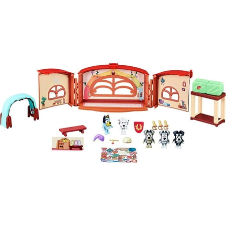 Moose Toys Vinyl Bluey School Playset, Blue, 3.94 x 11.54 x 6.5''