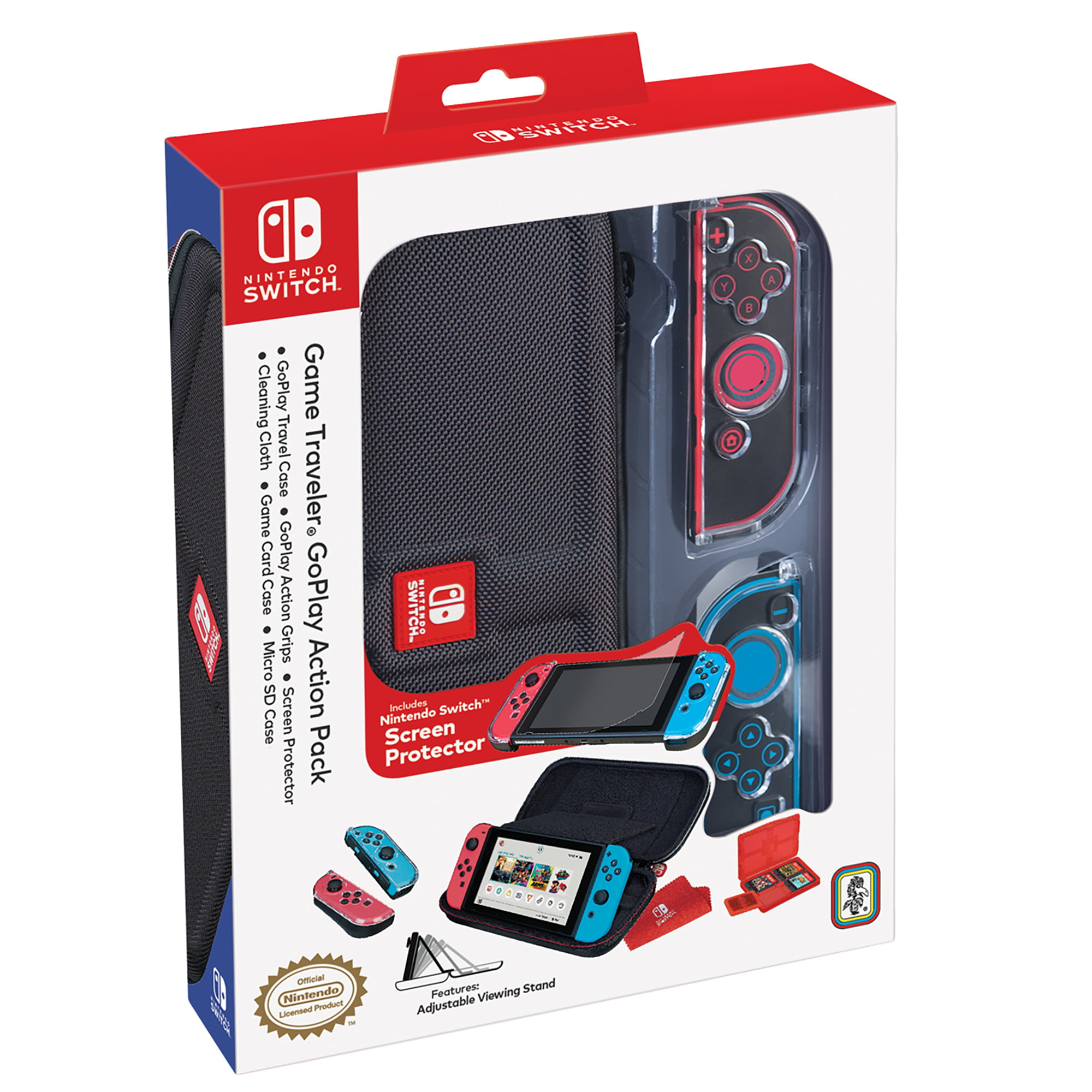RDS Industries - Nintendo Switch Video Game Traveler GoPlay Action Pack
