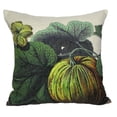 thumbnail image 2 of 18" Green Autumn Pumpkin Patch Accent Throw Pillow Cover, 2 of 2