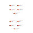 thumbnail image 3 of Naiovety Paquete de 5 cebos de pesca Simulación Crankbait Agua salada Agua dulce Agua de mar Señuelos portátiles para exteriores Tackle Gradient Red rojo degradado 2piezas Naiovety CBP501927, 3 of 6