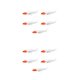 thumbnail image 2 of Soidarity Paquete de 5 cebos de pesca Crankbait agua salada agua dulce Swimbait Sea Lake Stream Lures Gear Tackle Accesorios Gradient Red rojo degradado 2piezas Soidarity CBP501927, 2 of 6
