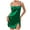Green, variant on Underwear Pajama Sets for Women Cowl Neck Satin Mini Nightdress Silk Underwear Strap Cami Dress Sleepwear