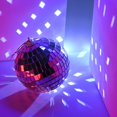 thumbnail image 3 of 10 piezas de discoteca son adecuadas para la decoración de paredes y el hogar, se pueden colgar en la bola de discoteca de la pared, decoración de discoteca de 5 cm,, 3 of 4