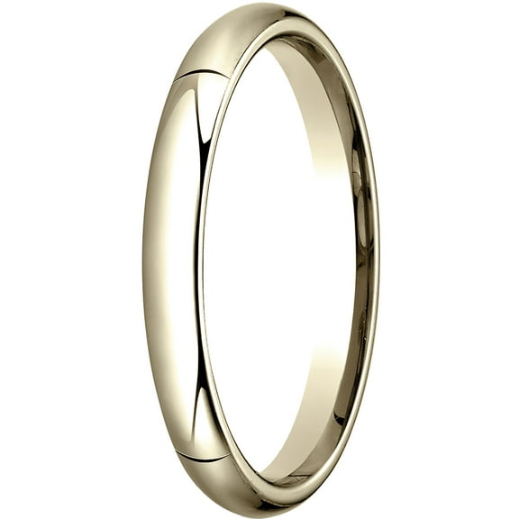 Womens 14K Yellow Gold, 3.0mm High Dome Heavy Comfort-Fit Wedding Band (sz 4)