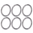 thumbnail image 3 of 20Pcs Metal Rings 4x32mm Iron Sturdy Durable Multifunctional Exquisite Metal O RingsGray, 3 of 14