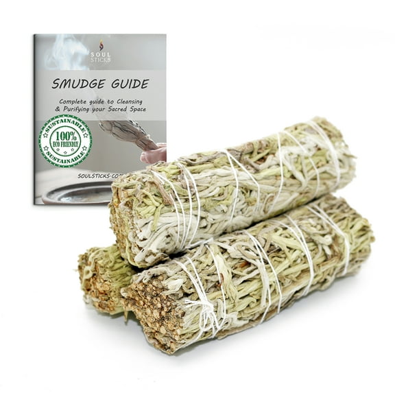 Soul Sticks Green Sage Smudge Sticks Dried Mullien