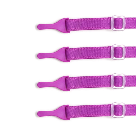 GJX 4Pcs Glasses Strap,Elastic Cord and Adjustable Length Glasses Strap,Clip-On Fastening for Kids