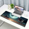 thumbnail image 6 of nygtbtfer Moon Illuminating The Clear Blue Ocean Design Mouse Pad, Mouse Mat Square Waterproof Non-Slip Rubber Base MousePads for Computer Laptop Men Women Kids 31.5x11.8 in, 6 of 6