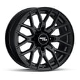 thumbnail image 5 of RockTrix RT104 15in Wheels 15x7, 4x156 Bolt Pattern, 4+3 offset, ATV UTV SxS Rims, Compatible with Polaris Sportsman RZR Ranger Ranger Crew, 4/156 Matte Black, Set of 4, 5 of 7