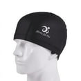 thumbnail image 2 of Gorro de natación, impermeable, transpirable, cómodo revestimiento de PU, equipo de natación, gorros de natación de gran tamaño para adultos para hombres y mujeres., 2 of 2