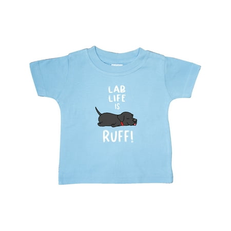 

Inktastic Lab Life is Ruff! Labrador Retriever Gift Baby Boy or Baby Girl T-Shirt