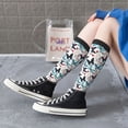 thumbnail image 5 of Naloa Butterfly Thigh High Socks Extra Long Stretchy Sock Women Over Knee High Opaque Stocking Daily Wear, 5 of 6