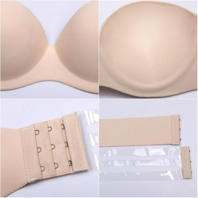 KOERIM Strapless Smooth Push Up Bra for Women,Seamless Invisible Bras  Top,1Pack 