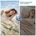 thumbnail image 2 of Sage Green Yellow Botanical Cooling Blanket, Lightweight Breathable Summer Throw Blanket with Double Sided Cold Effect,Spring Summer Vintage Picnic Beach Blankets Bed Sheet for Hot Sleepers 40"x60", 2 of 8