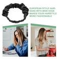 thumbnail image 4 of unbranded Headband Negro De Satén Para Skincare Ideal Para Maquillaje Y Ejercicios, 4 of 5