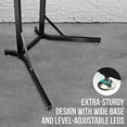 thumbnail image 3 of RaxGo Bike Storage Rack, 4 Bicycle Garage Floor Stand, Freestanding, Adjustable Hooks, 3 of 7
