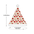thumbnail image 3 of Haiem Fresh Red Tomato Pattern Santa Hat Confortable Velvet Christmas Hat for Christmas Party Favors Fit for Adults and Kids, 3 of 6