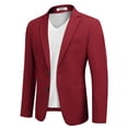 thumbnail image 5 of COOFANDY Mens Blazer Casual Sport Coat Regular Fit Two Buttons Lightweight Suit Jacket, 5 of 6