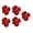Red, variant on dianhelloya 5Pcs Nail Art Charm Easy Paste Shining Irregular Shape Nail Design Removable 3D Stacked Rhinestone Summer Nail Red