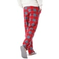 thumbnail image 2 of Ma Croix Mens Premium Plaid Pajama Pants Knit Fleece Lounge PJ Bottom with Pockets, 2 of 6
