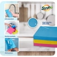 thumbnail image 3 of 12 Pack Swedish Dish Cloths - Reusable Kitchen Clothes - Ultra Absorbent Dish Towels for Kitchen, Washing Dishes, and More - Cellulose Sponges Cloth by SCRUBIT (Assorted Colors), 3 of 8