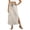 Multicolor_Skirt, variant on Womens Striped Print Maxi Skirt High-waisted Drawstring Swing Mid-length Side Slits Boho Beach Vacation Long Skirts Red 2XL