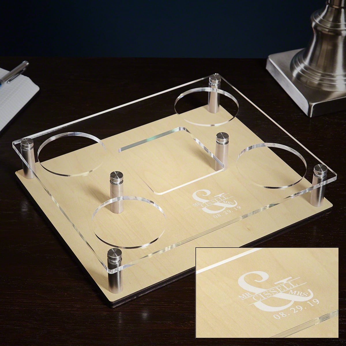Love & Marriage Presentation Gift Set with Decanter & Glasses