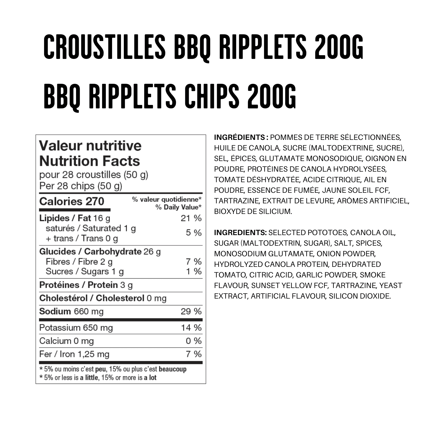 Yum Yum Croustilles Ripplets BBQ 200g Yum Yum Croustilles Ripplets BBQ 200g