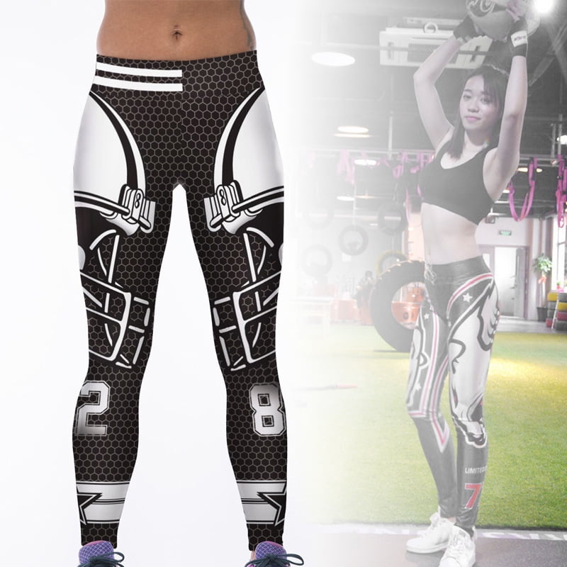 Women Fitness Leggings Printed Digital 