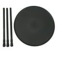 thumbnail image 4 of Table de Pique-Nique Portable Camping, Design avec Support Relevable Table Ronde Pliante Résistante à l'Usure pour Maison pour Conduite Autonome Noir Mat, 4 of 8