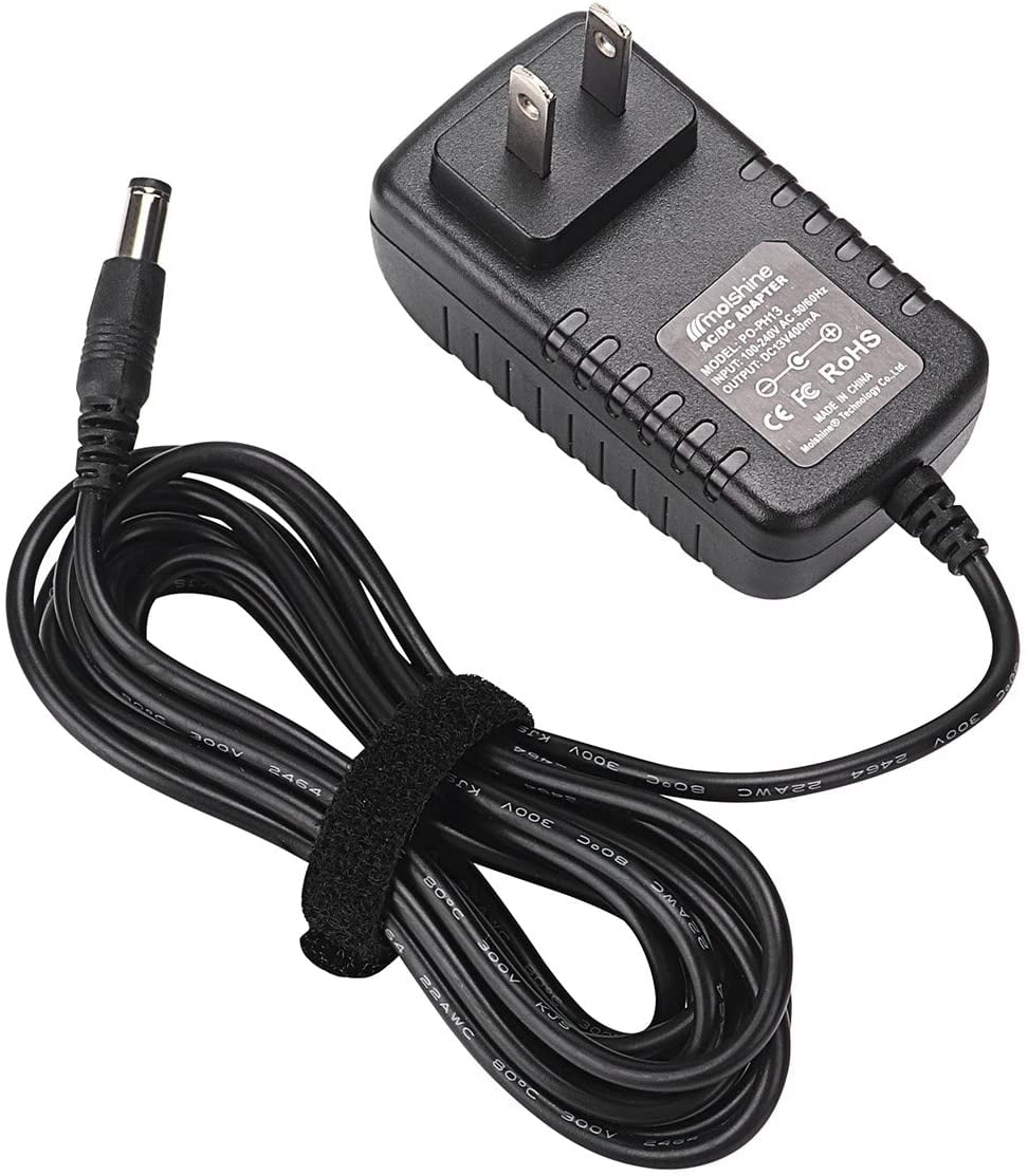 Molshine (8.2ft Cable) 13V Charger AC DC Adapter Compatible for Philips