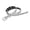 18Silver, variant on Women's Metal Belt Fashion Buckle Bling Metal Buckle Beaded Luxury Square Casual Fall Club Rhinestone 38Silver Small