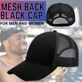 thumbnail image 5 of 2 Pack Plain Baseball Cap & Mesh Trucker Hat Blank Basic Hats for Men Women, 5 of 6