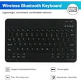 thumbnail image 5 of KOMI Keyboard Case for 10.2 inch iPad, Wireless Case with Keyboard with Pencil Holder for iPad 10.2&10.5 inch(9th 2021/8th 2020/7th Generation 2019, iPad Air 3 2019, iPad Pro 2017), 5 of 8