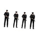 thumbnail image 1 of Modelo de policía femenina a escala 1/64, modelo de personas pequeñas, colección de decoración de escritorio, accesorios de película, ornamento en 2 mujeres y 2 hombres, 1 of 8