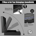 thumbnail image 3 of Costway Gun Security Safe Quick-Access Firearm Safety Device Keypad/Key Access, 3 of 10