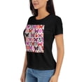 thumbnail image 4 of Plus Size Tops for Women Cute Butterfly Graphic Tee Funny Colorful Print Casual Nature Shirt Small-3X-Large, 4 of 9