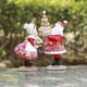 thumbnail image 2 of Outdoor Christmas couple giving gifts resin crafts ornaments, 2 of 5