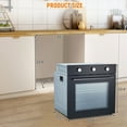 thumbnail image 3 of 24" Built-In Single Wall Oven, Black Electric Convection Oven with 8 Cooking Functions, 108 Smart Menus & Mechanical Knobs, 3 of 9