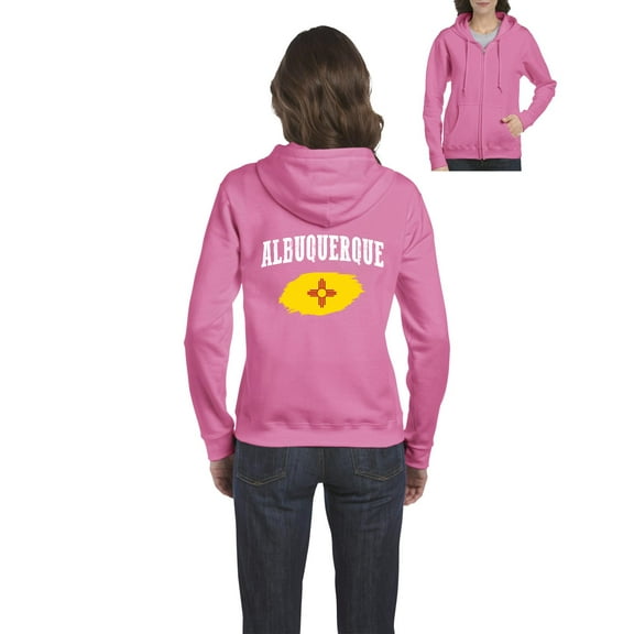 Womens Albuquerque Full-Zip Hooded Sweatshirt