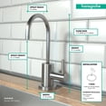 thumbnail image 4 of Hansgrohe 04301800 S Robinet à Boisson&44; Optik en Acier, 4 of 4
