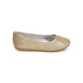 thumbnail image 2 of New Girl Little Angel Teshi-784E Glitter Round Toe Classic Ballerina Flat Size, 2 of 5