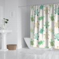 thumbnail image 2 of Blue Ocean Sea Turtle Shower Curtain 72x72 Inch, Waterproof Polyester Fabric Bathroom Curtain with Hooks, Marine Wildlife Decor for Coastal Bathroom, 2 of 5