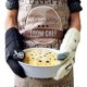 thumbnail image 2 of Kitchen Gloves Anti-Heat Oven Gloves Potholder and Glove for Cooking, Barbecue, Baking, Ivory and Black, Cat and Black Cat, Chatsa Lovers, 2 of 5