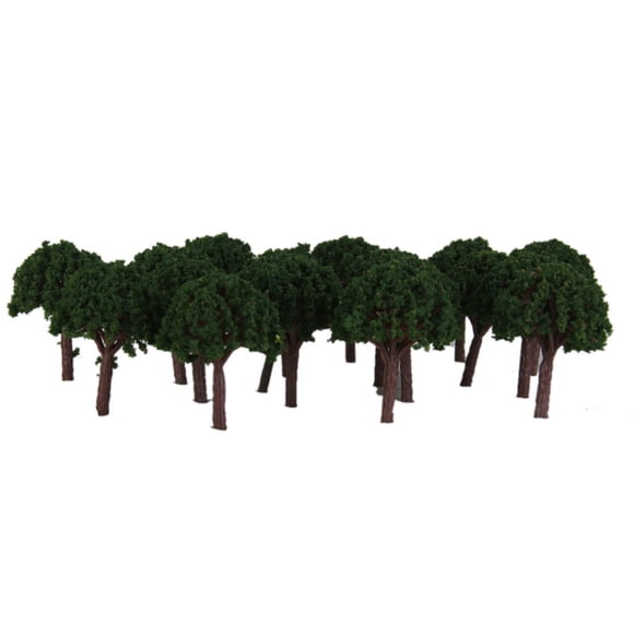 50 Trees Model Railroad Park Diorama Scene 1:500 Z T