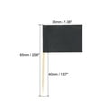 thumbnail image 2 of 100 Pcs Flag Toothpicks Cheese Markers Colored Cake Toppers Black, 2 of 8